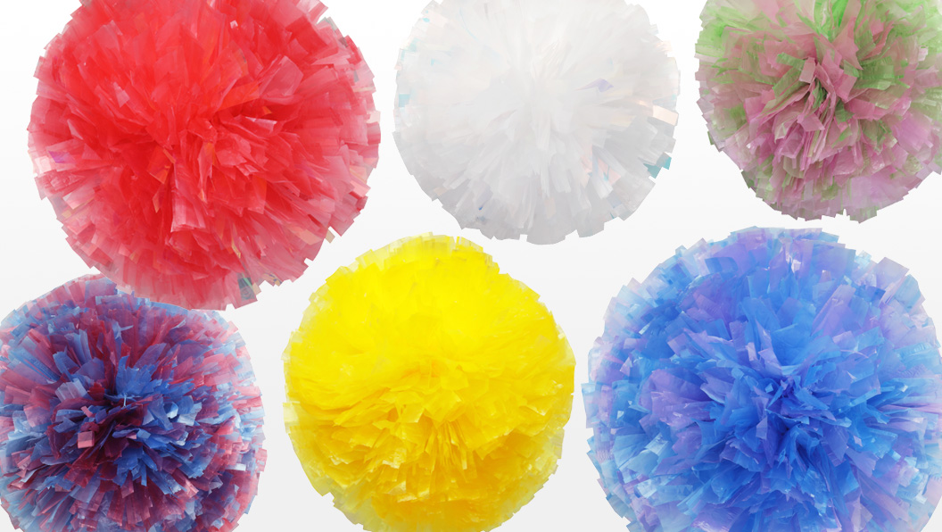 半透明フィルムのダンスポンポン