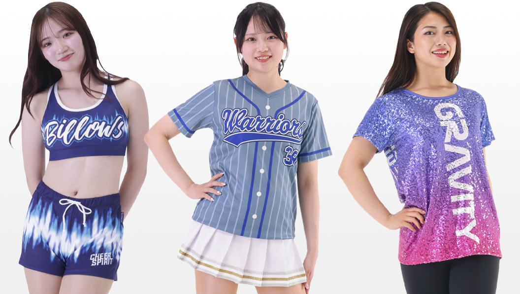 昇華プリントウェア＆スパンコールTシャツ