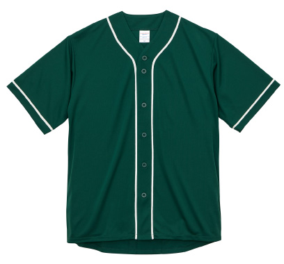 ベースボールシャツ　アイビーグリーン・ホワイト