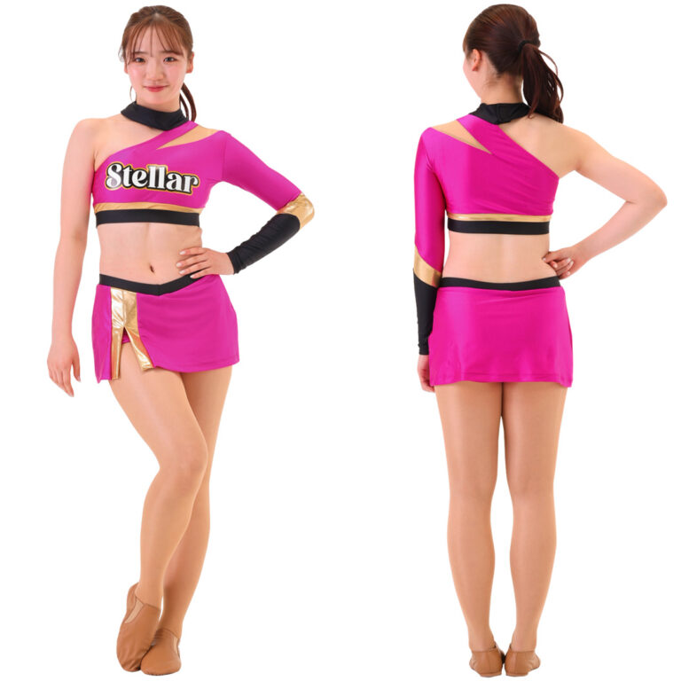 L-TOP-257 / L-SK-46（Mメタリック生地使用）｜POMCHEダンスウェア