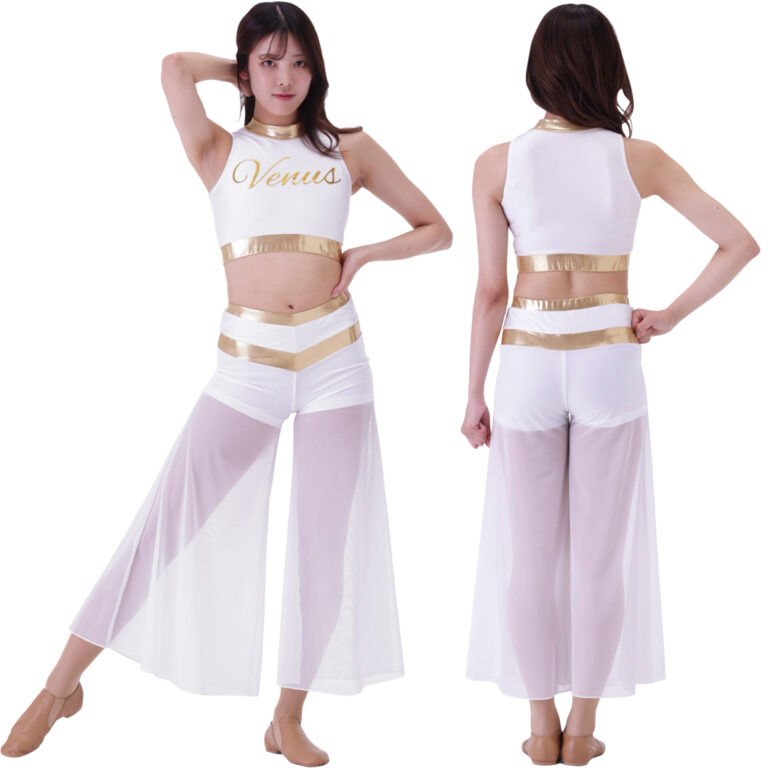 L-TOP-3 / L-SK-34（Mメタリック生地使用）｜POMCHEダンスウェア