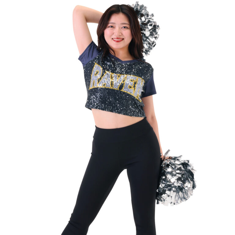 ショート丈Tシャツ（スパンコールTシャツ）｜昇華プリントウェア